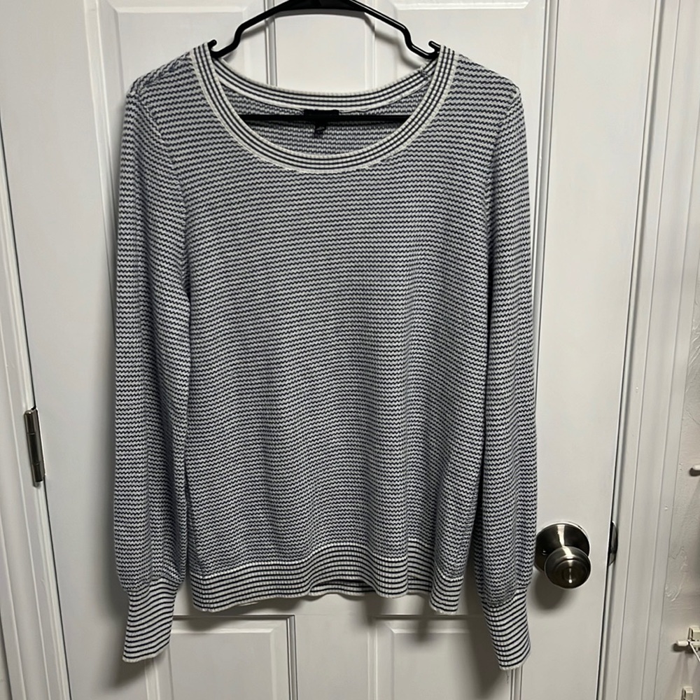 Talbots  zig zag striped sweater size medium.